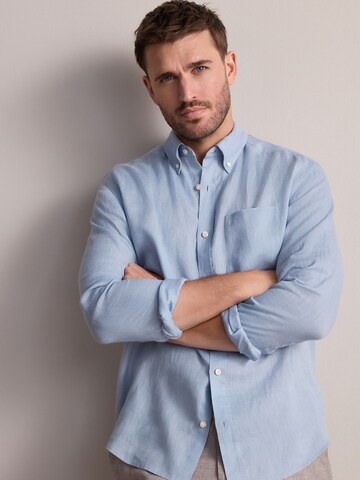 Next - Regular Fit Camisa em azul