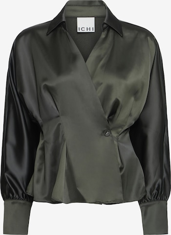 ICHI - Blusa 'RUTH' em castanho: frente