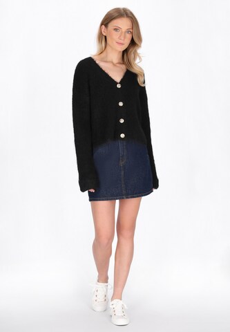 DreiMaster Maritim Knit cardigan in Black