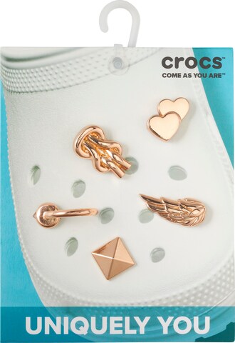 Crocs Shoe Accessories in Gold
