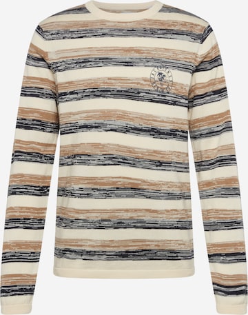 JACK & JONES Tröja 'MARIO' i beige: framsida