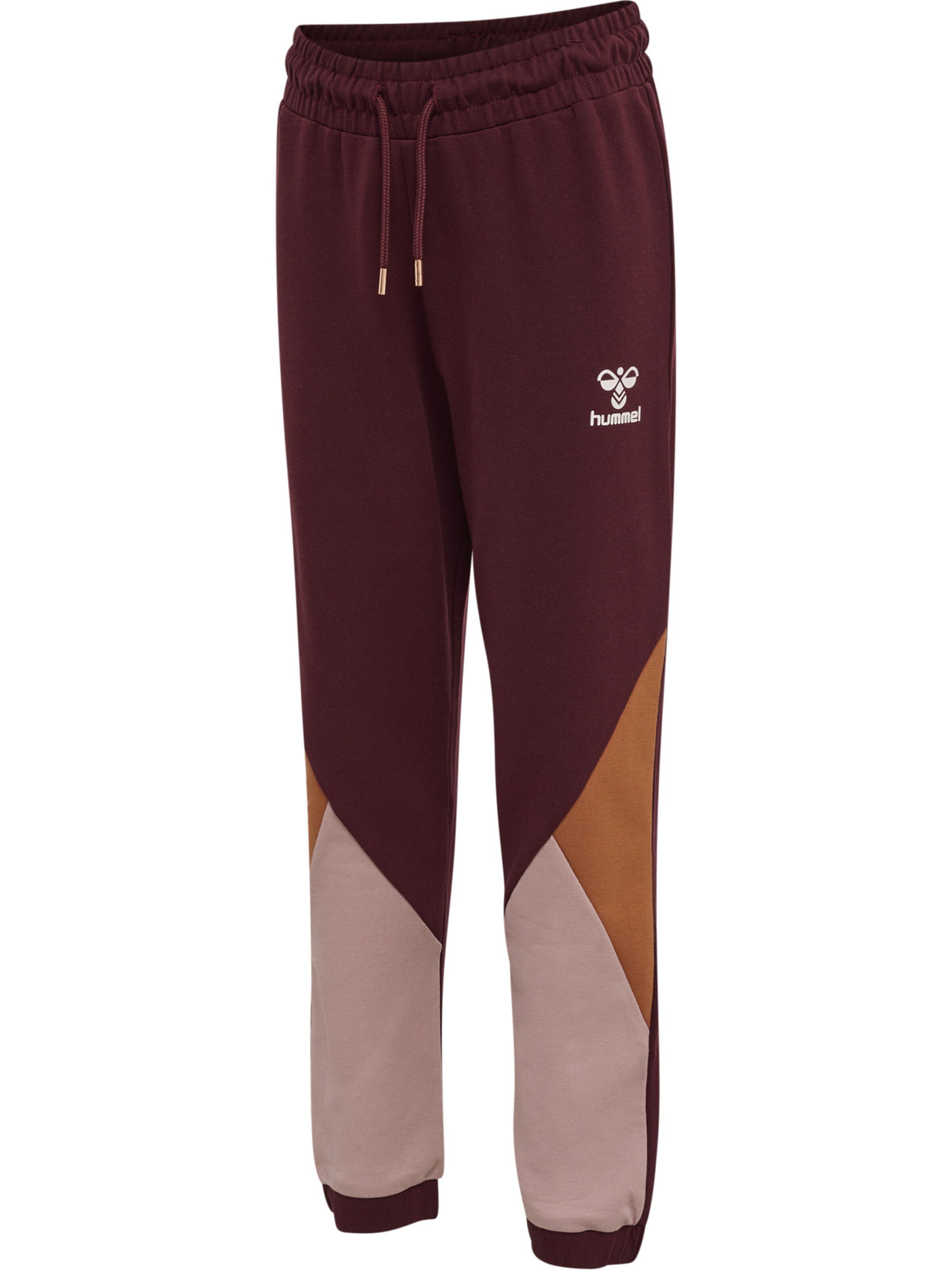 Hummel Tapered Sportsbukser 'Bagga' i rød