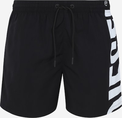 DIESEL Szorty kąpielowe 'RIO' w kolorze czarny / białym, Podgląd produktu