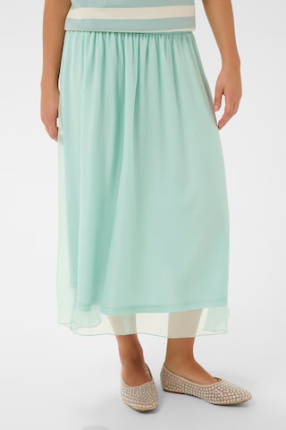 SAINT TROPEZ Rok 'Coral' in Blauw: voorkant