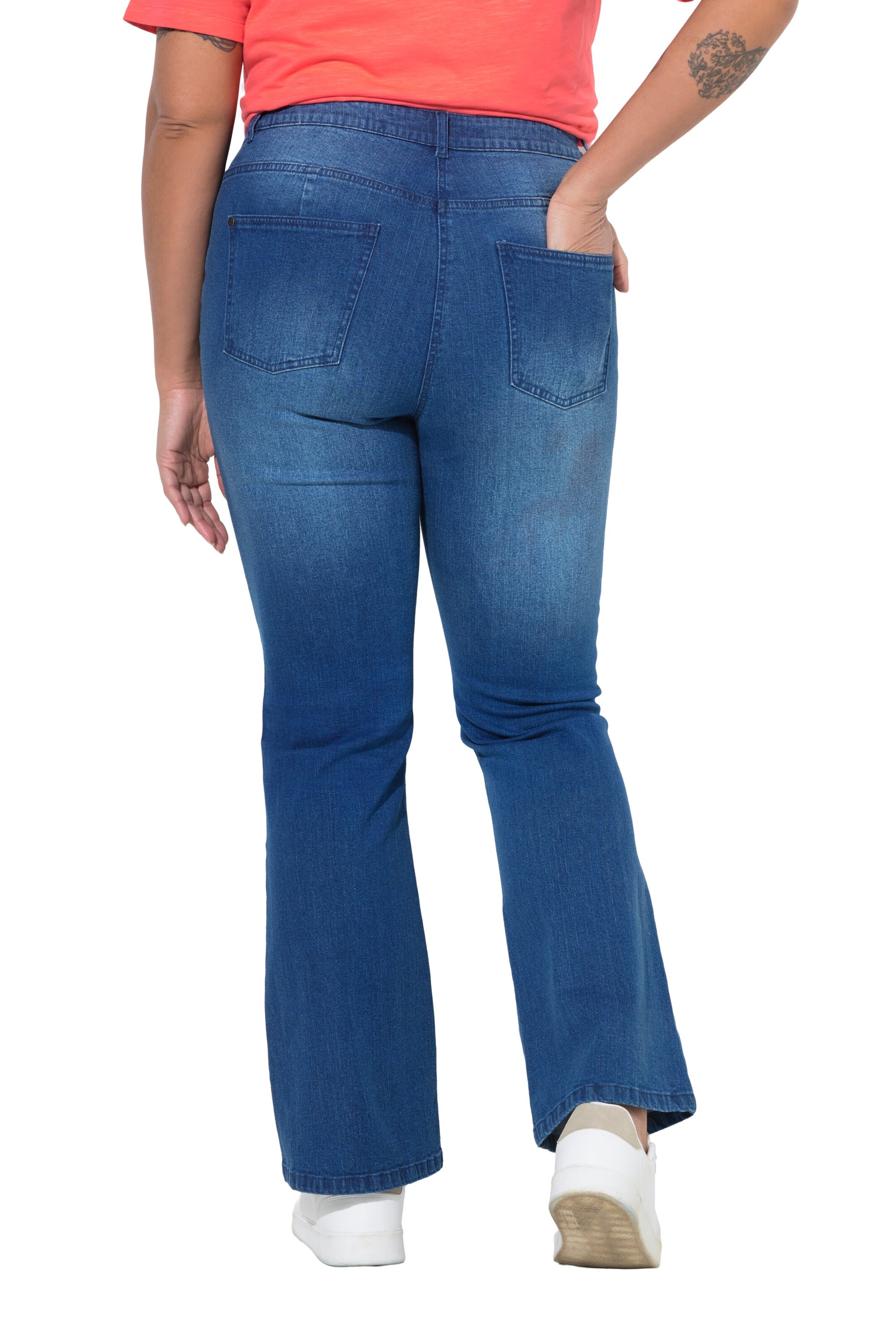 Angel of Style Flared Jeans in Blau