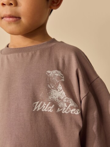 T-Shirt Next en marron