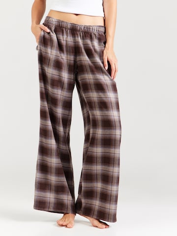 Pantaloncini da pigiama di HOLLISTER in marrone: frontale