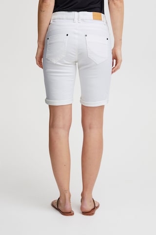 PULZ Jeans Regular Pants 'Rosita' in White