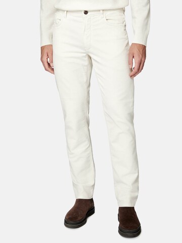 Boggi Milano Slimfit Hose in Weiß: Vorderseite