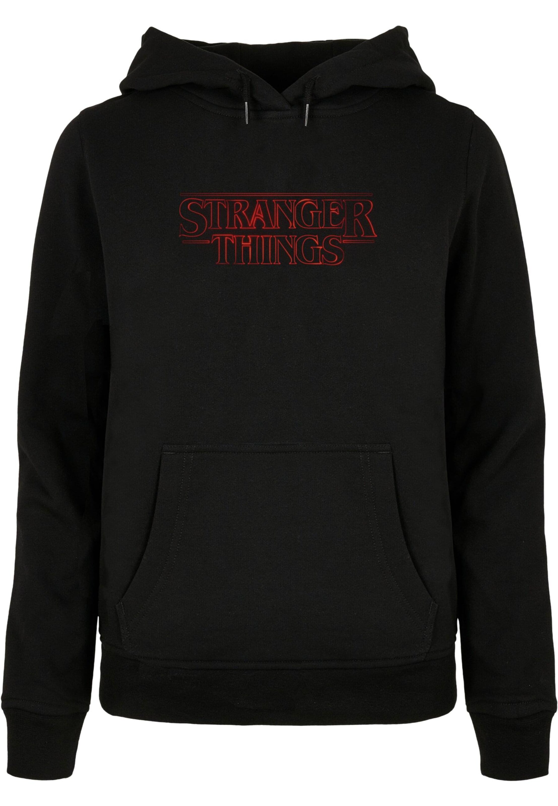 ABSOLUTE CULT Sweatshirt 'Stranger Things - Glow' in Black: front