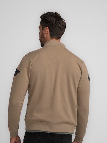 Petrol Industries Sweatjacke 'Steese' in Beige