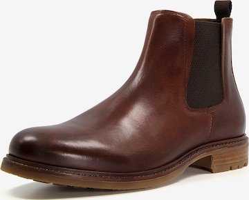 Dune LONDON Chelsea Boots 'CANDIED' i brun: forside