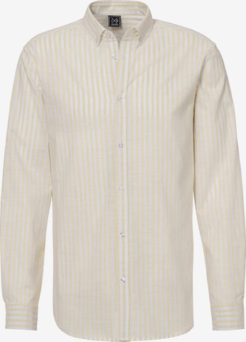 Coupe regular Chemise JOHN DEVIN en jaune : devant