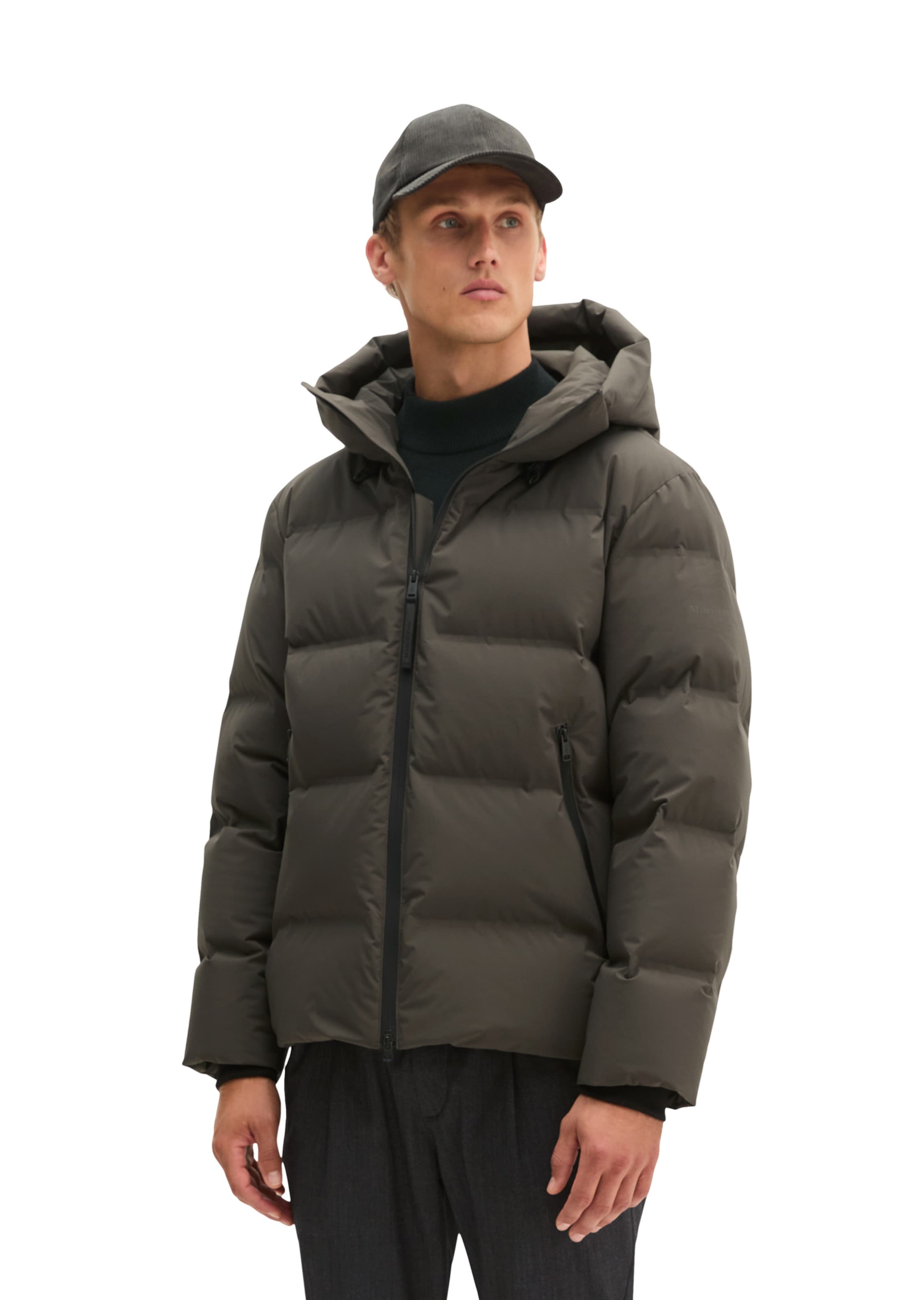 Marc O'Polo Jacke 'Marc O'Polo x Function' in Braun: Vorderseite