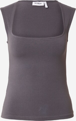 WEEKDAY Top 'Esti' in Grey: front