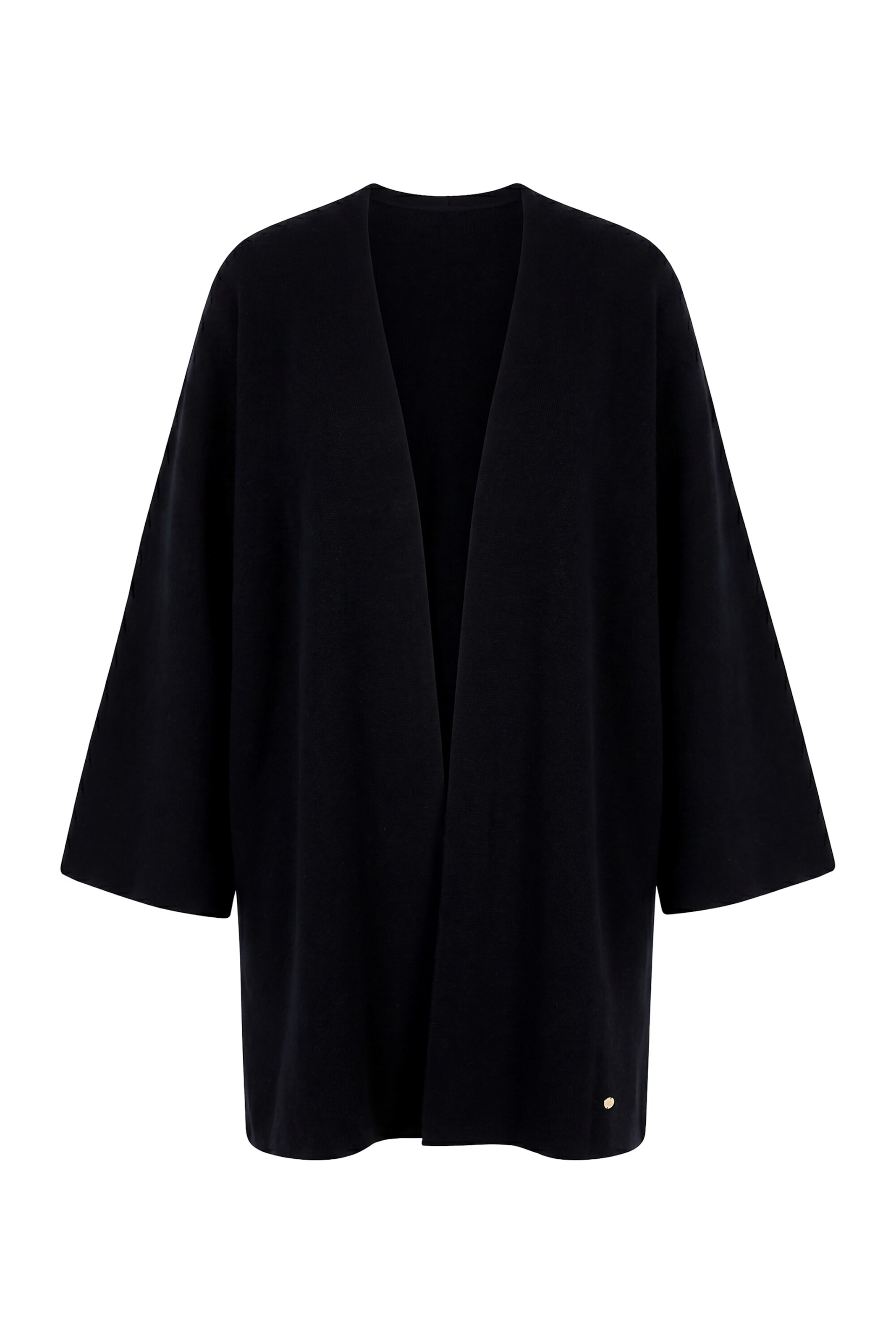 Ulla Popken Knit cardigan in Black: front