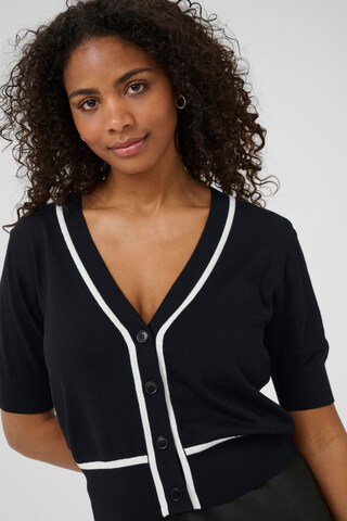 Kaffe Strickjacke 'Mally' in Schwarz
