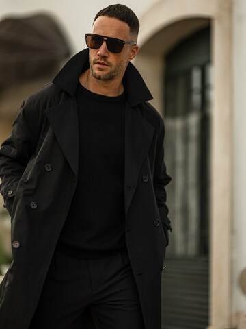 DAN FOX APPAREL Between-seasons coat 'Alwin' in Black