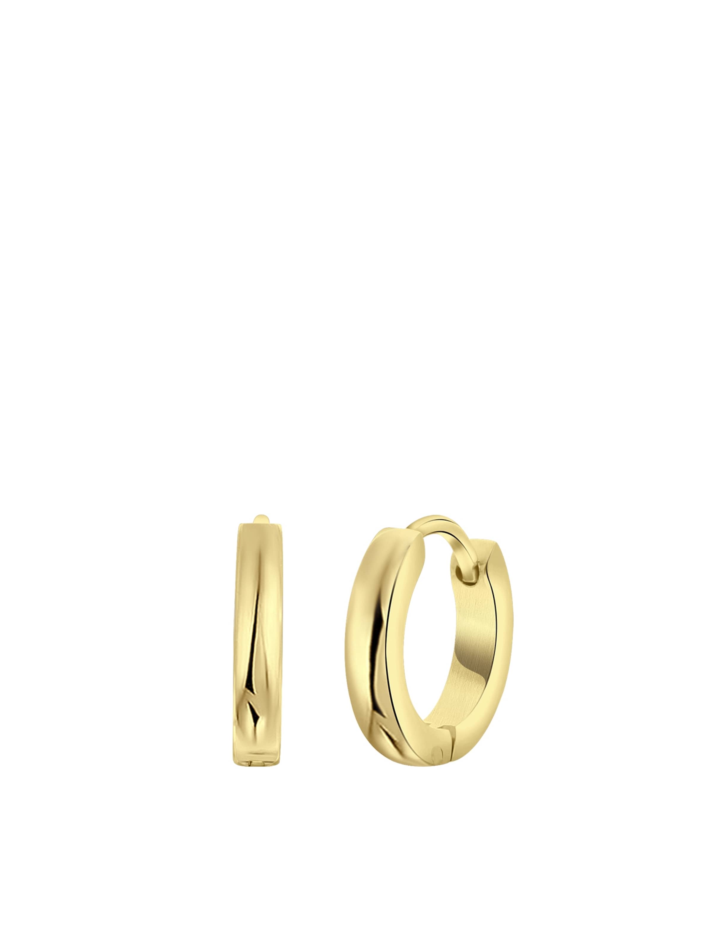 Lucardi Oorbel in Goud: voorkant