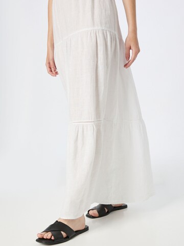 120% Lino Skirt in White