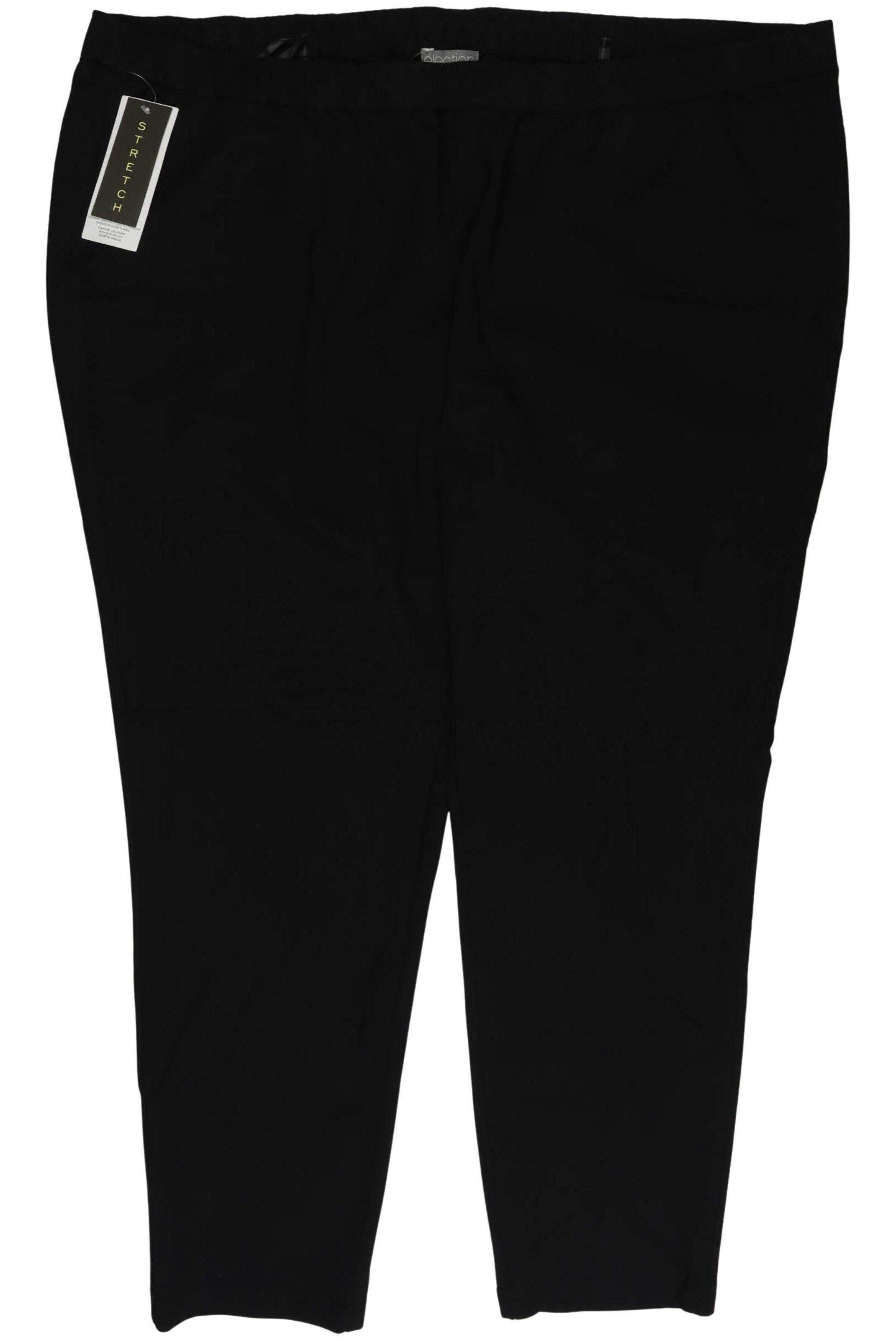 Ulla Popken Stoffhose 9XL in Schwarz: Vorderseite