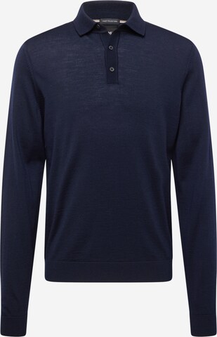 BOSS Sweater 'Lancione' in Blue: front