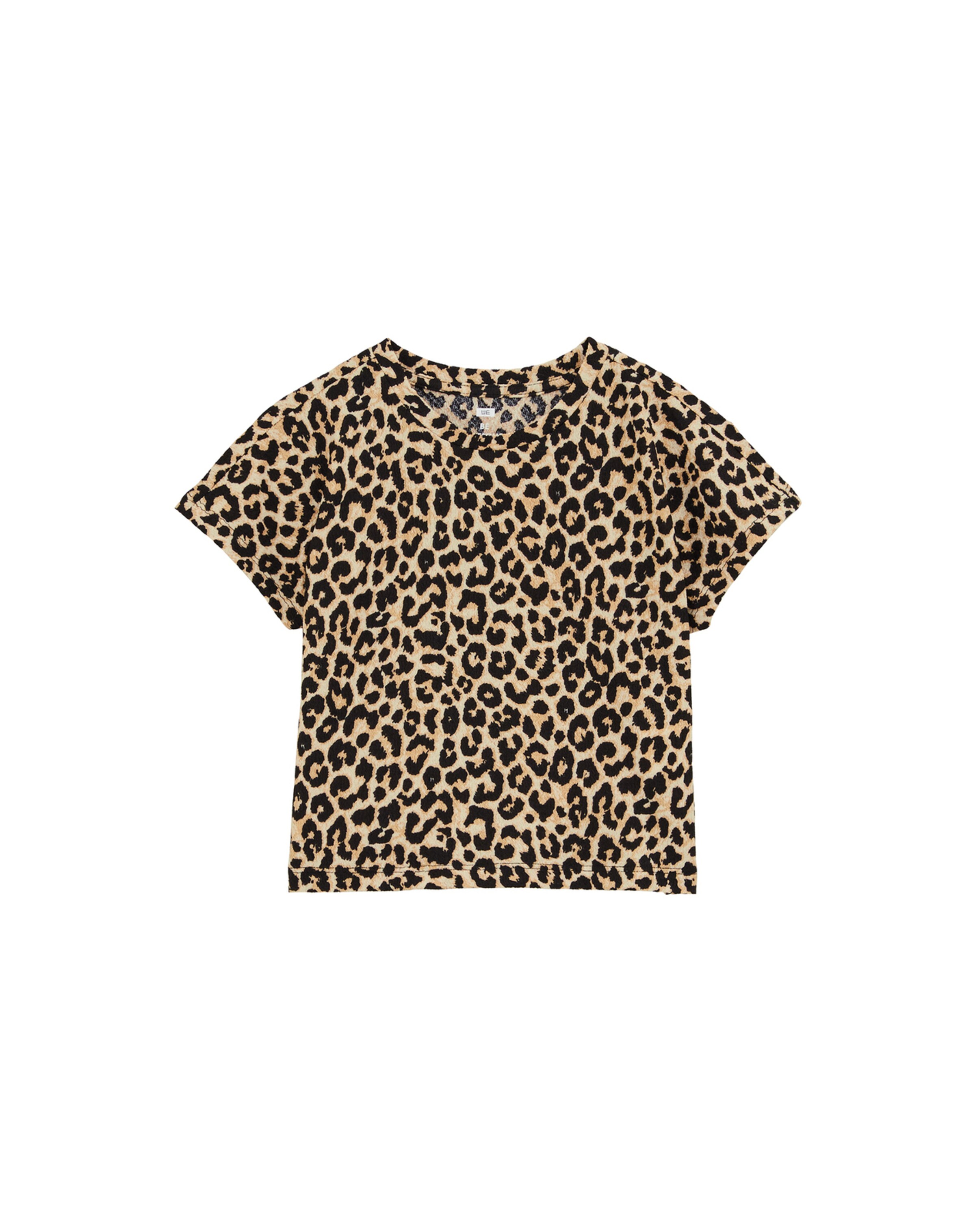 WE Fashion T-shirt i brun: framsida