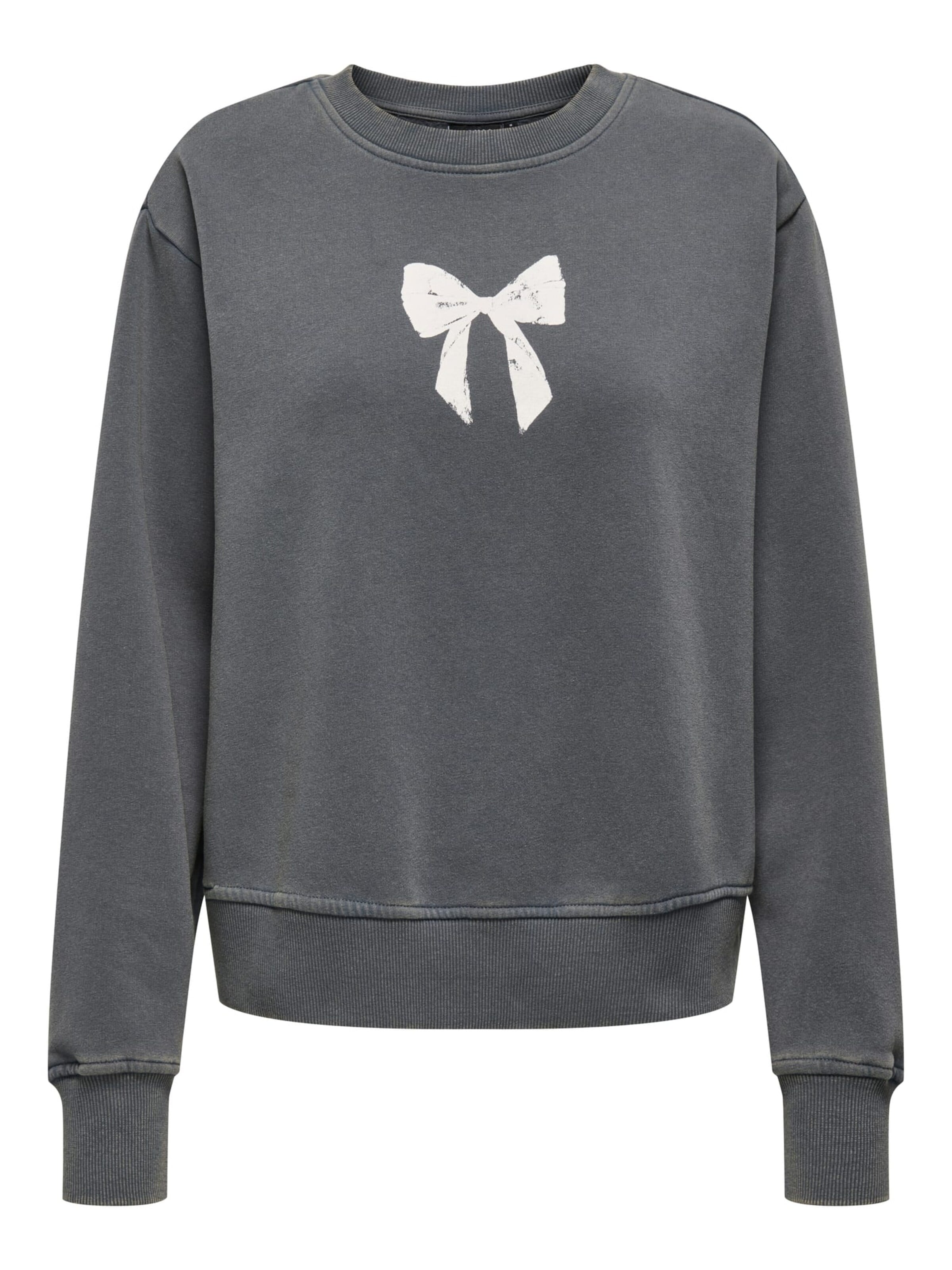 ONLY Sweater 'lucinda' in Grey: front