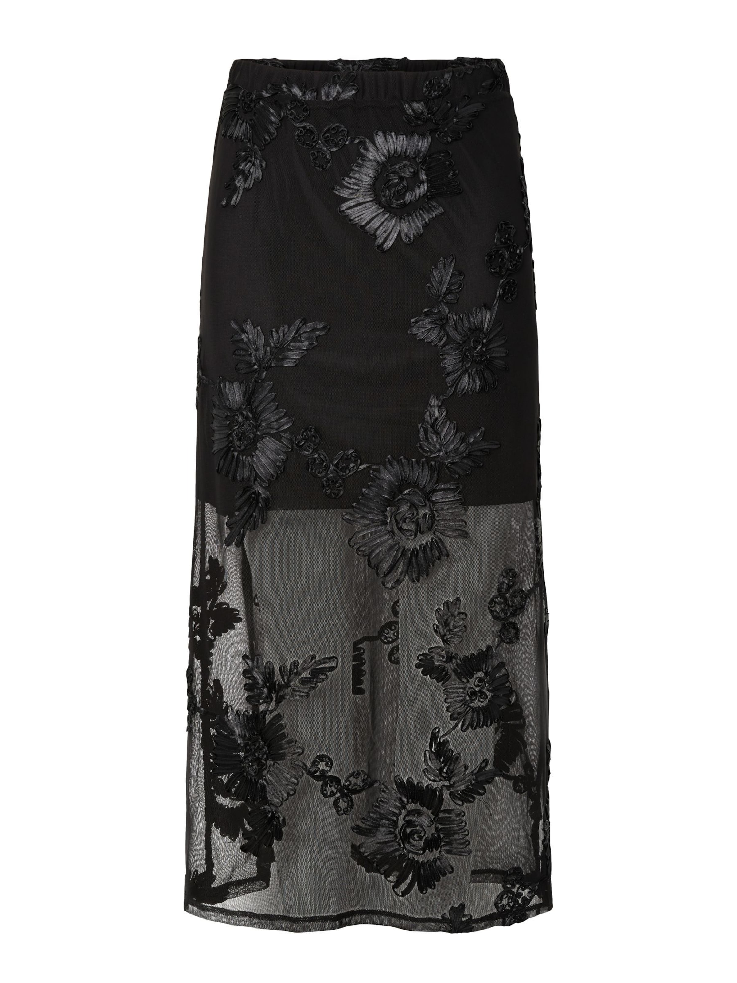 PIECES Rock 'PCOFFIA HW' in schwarz, Produktansicht