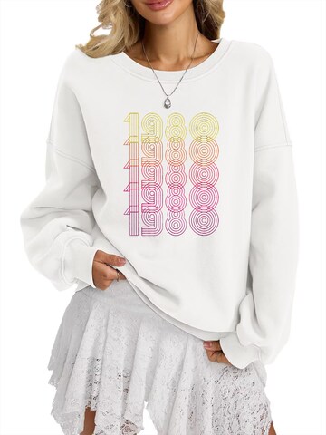 GORHEY Sweatshirt in White: front