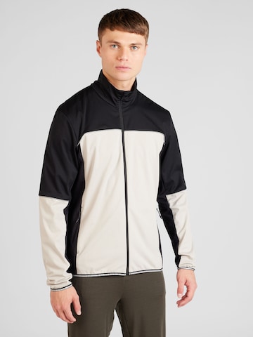 Rukka Sportsweatvest 'METVIKO' in Beige: voorkant