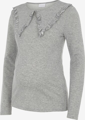 MAMALICIOUS Shirt 'Fey' in Grau: predná strana