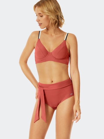 SCHIESSER Bikini-Hose ' Aqua Californian Dream ' in Rot