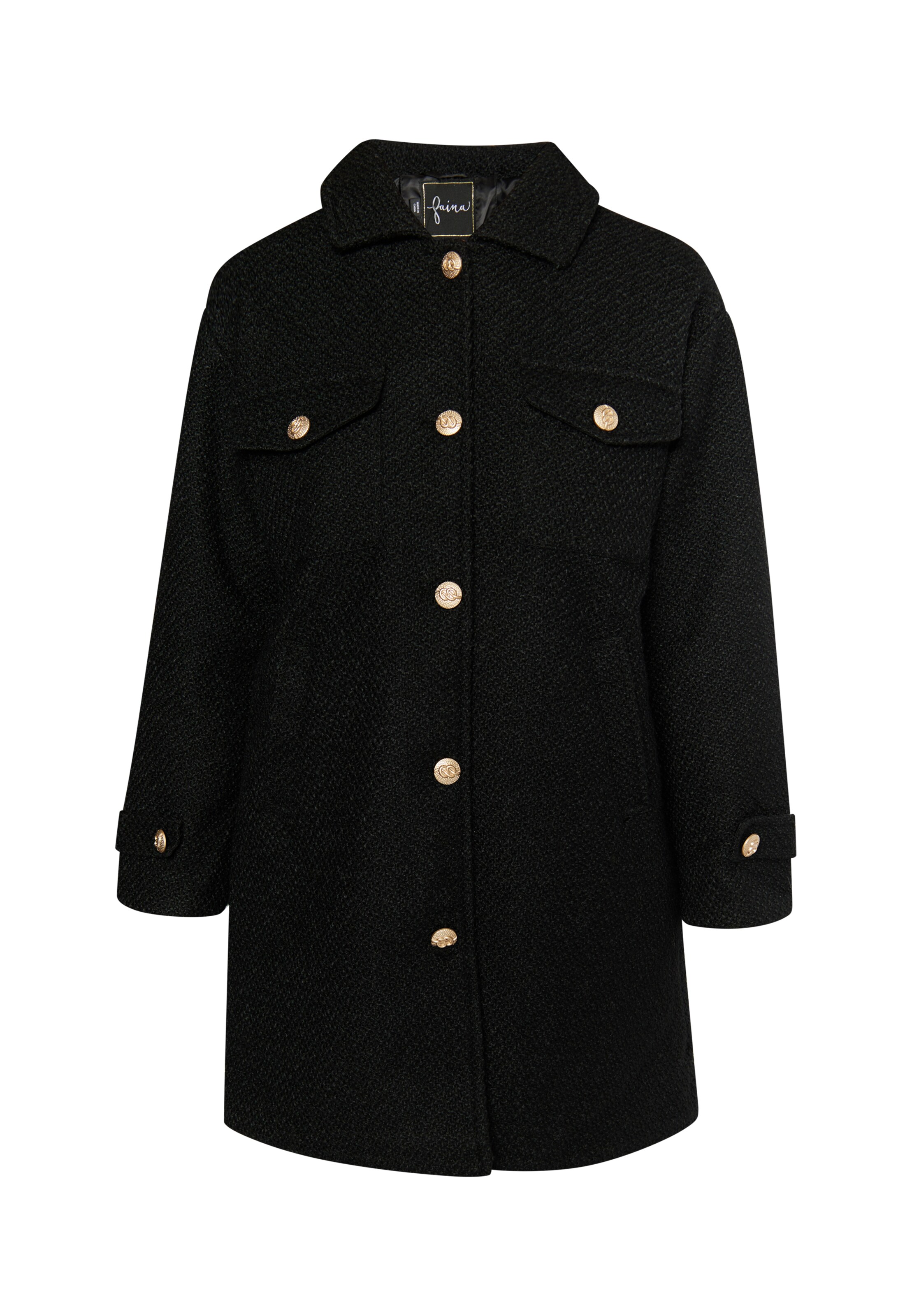 faina Välikausitakki 'Nascita' värissä kulta / musta, Tuotenäkymä