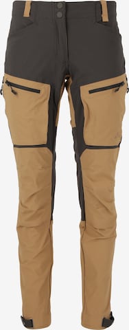 Whistler Regular Workout Pants 'Kodiak' in Brown: front