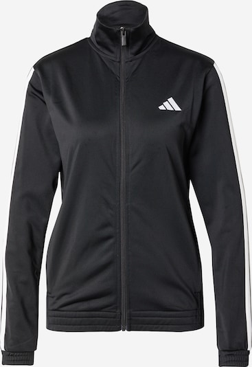 Džemperis treniruotėms 'TRIC' iš ADIDAS SPORTSWEAR, spalva – juoda / balta, Prekių apžvalga