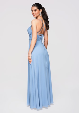 Ombre Abendkleid in Blau