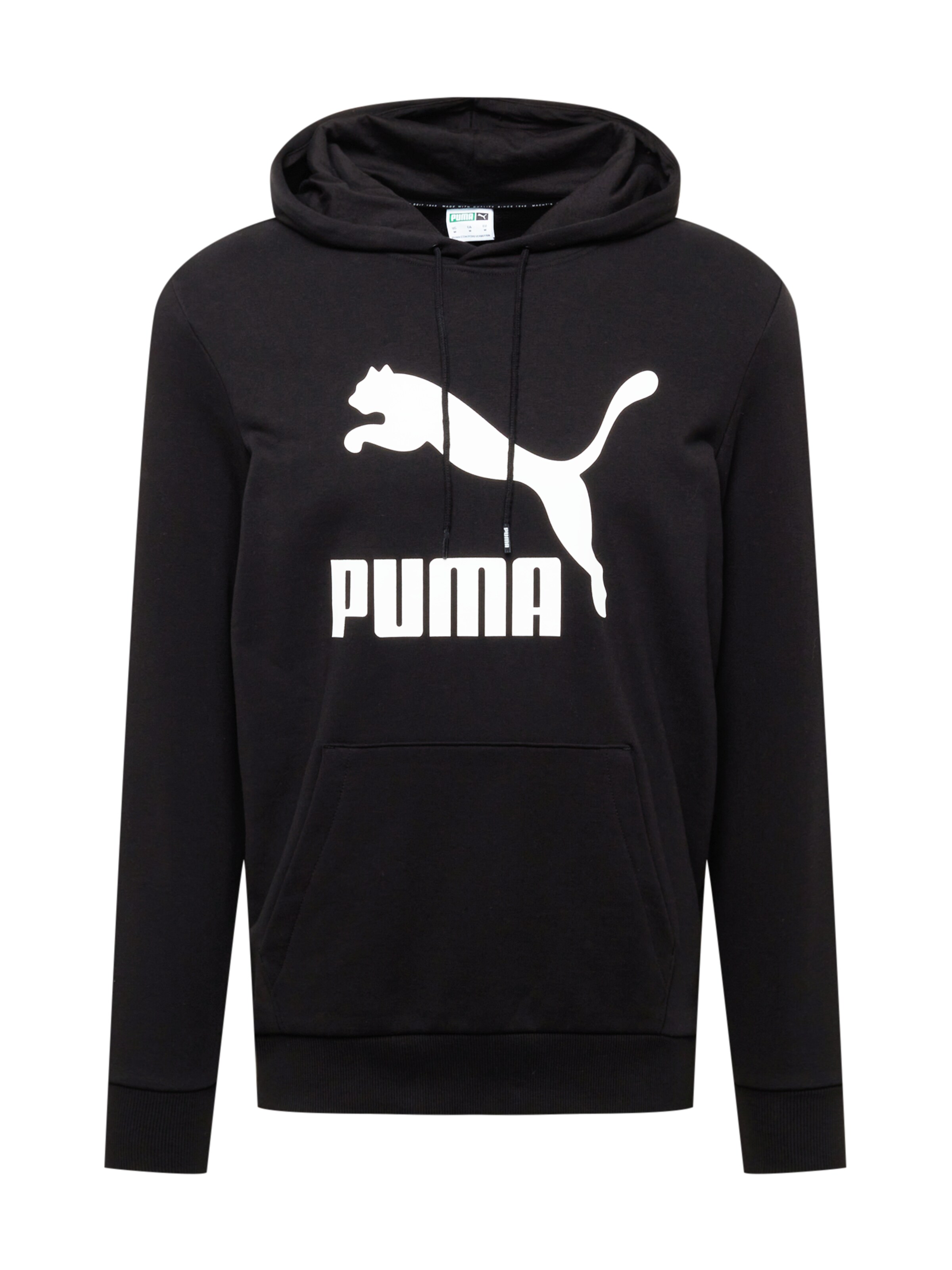 PUMA Sweatshirt 'Classics' in Schwarz: Vorderseite