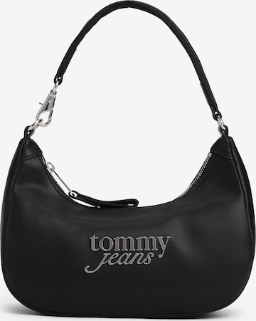 Tommy Jeans - Bolso de hombro en negro: frente