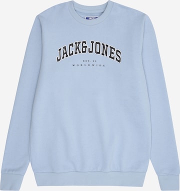 Sweat Jack & Jones Junior en bleu : devant