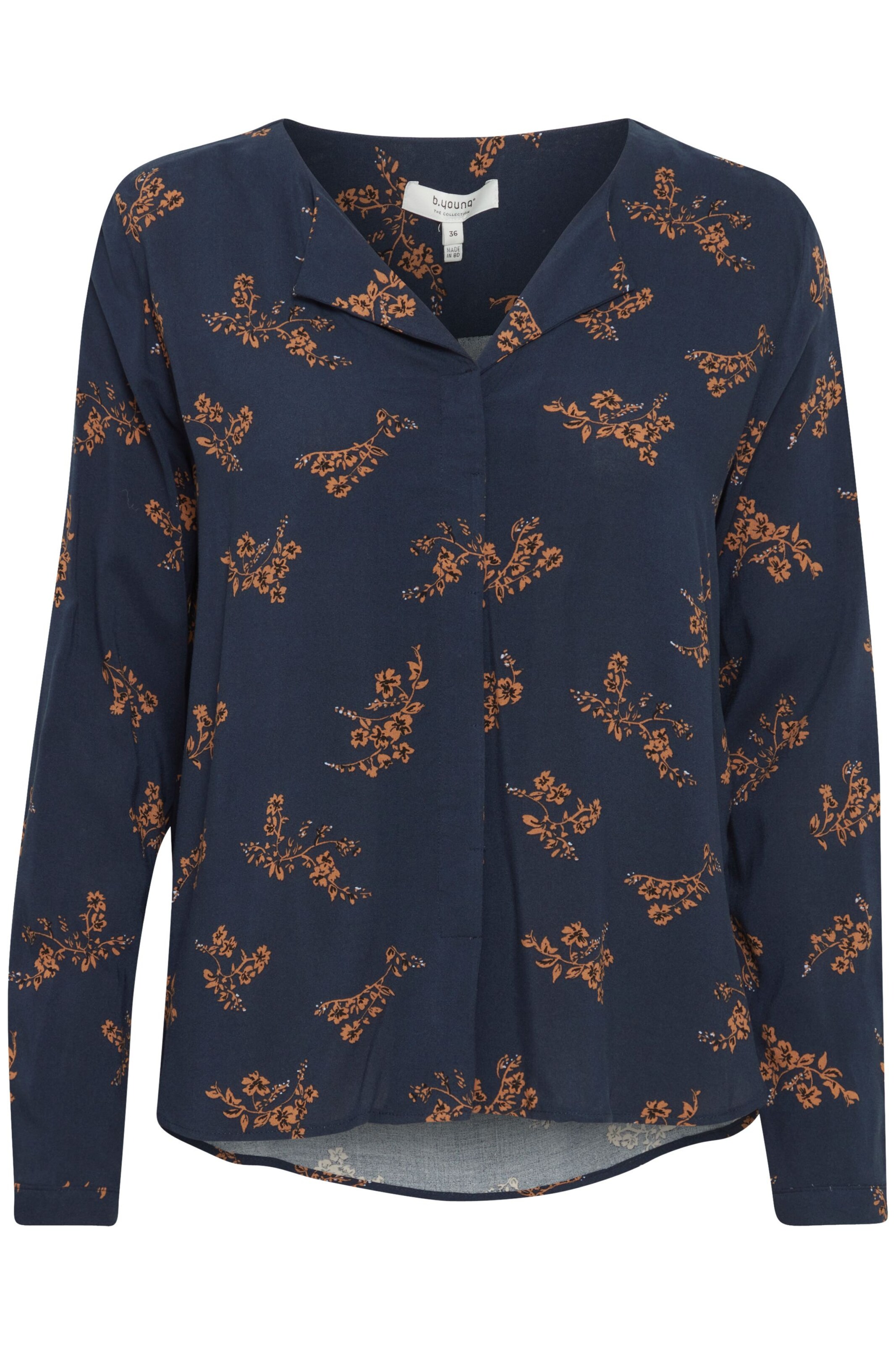 b.young Blouse 'Josa' in Blue: front