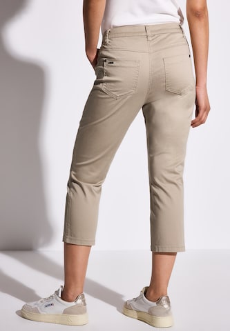 STREET ONE Slimfit Hose in Beige