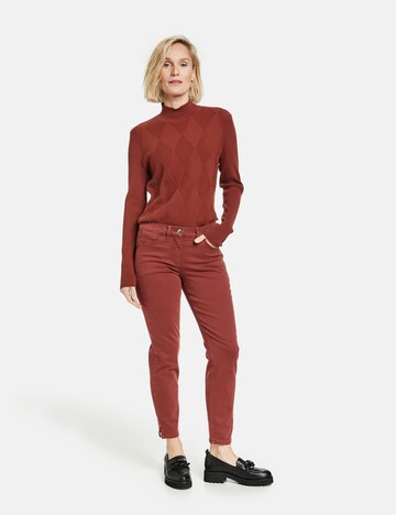 GERRY WEBER Regular Jeans in Rood