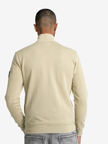 Petrol Industries Sweatjacke in Beige