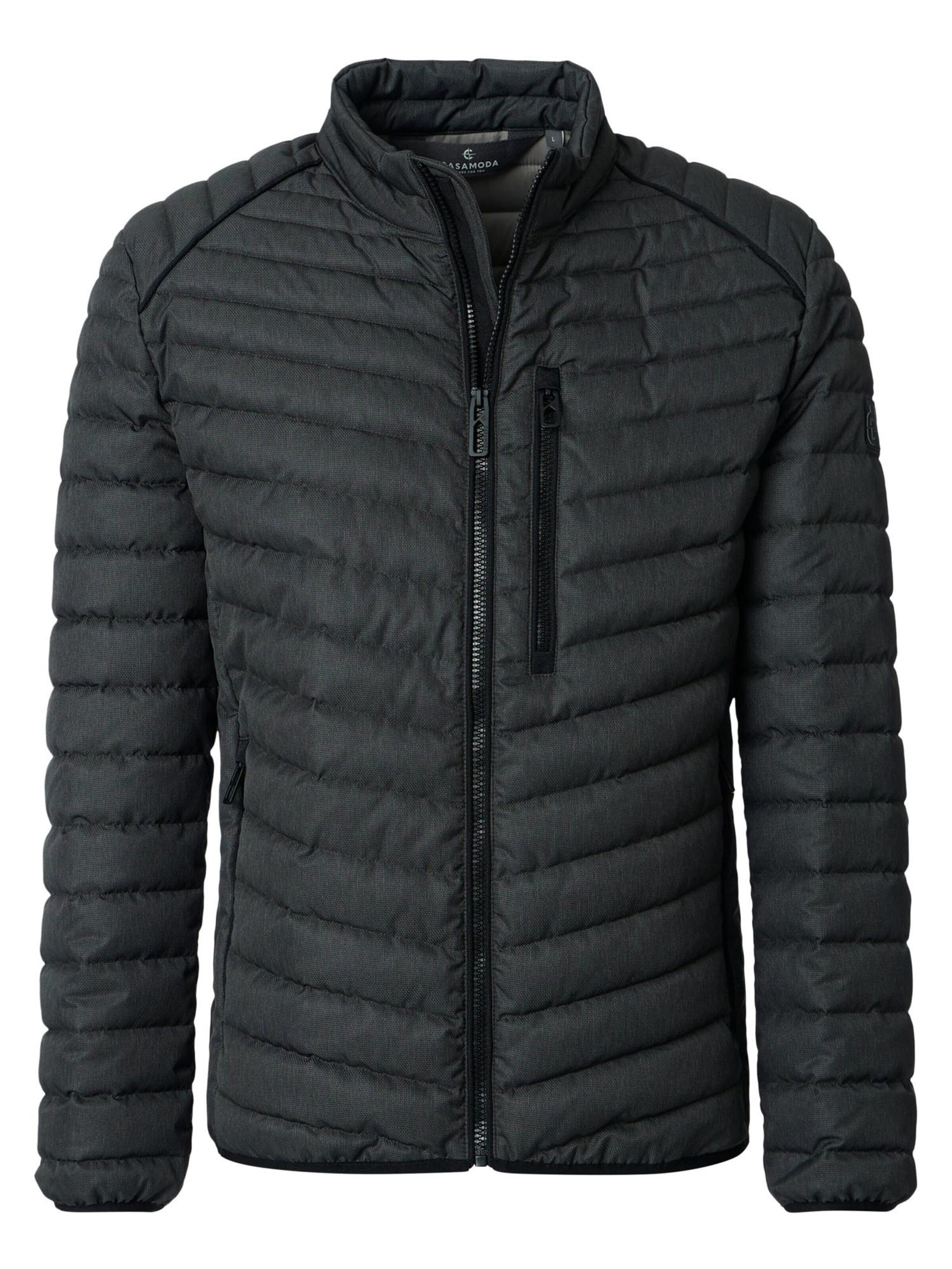 CASAMODA Between-season jacket 'Basic' in Grey: front