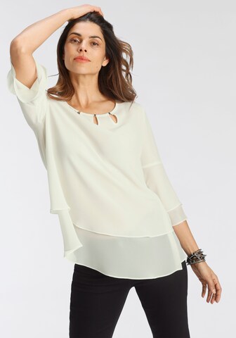 Select By Hermann Lange Blouse in White: front