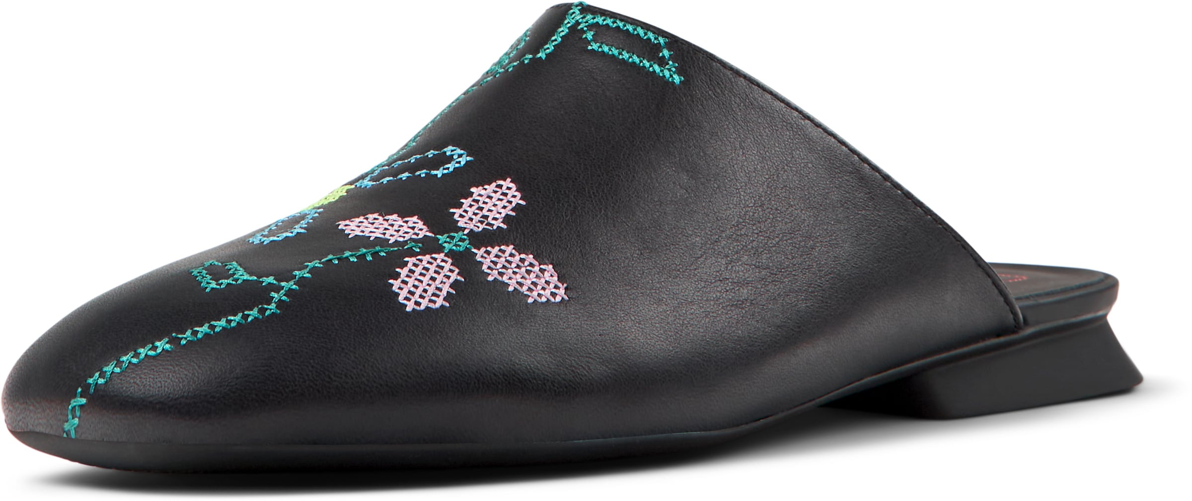 Slipper 'Casi Myra Twins' di CAMPER in nero: frontale