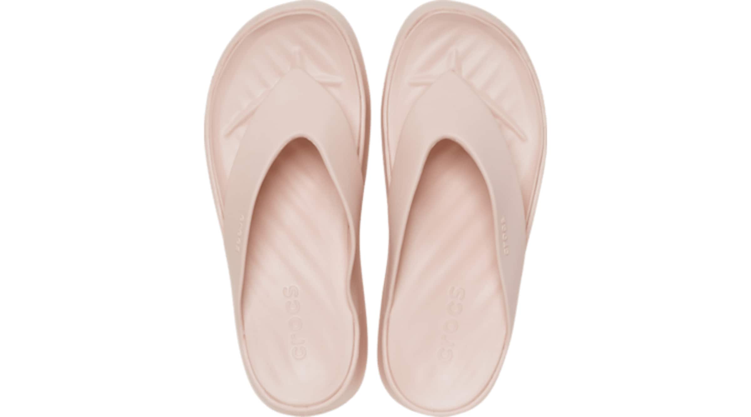 Crocs - Sandalias de dedo 'Getaway' en beige