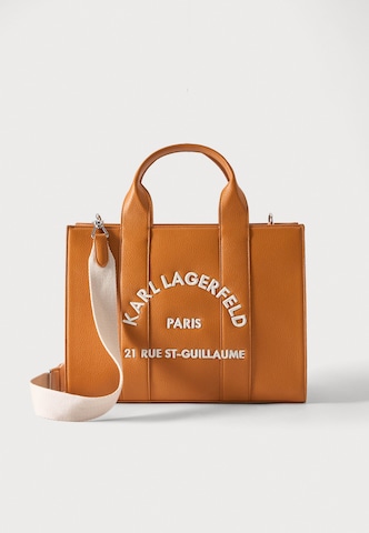 Poșete 'Rue St-Guillaume' de la Karl Lagerfeld pe portocaliu: față