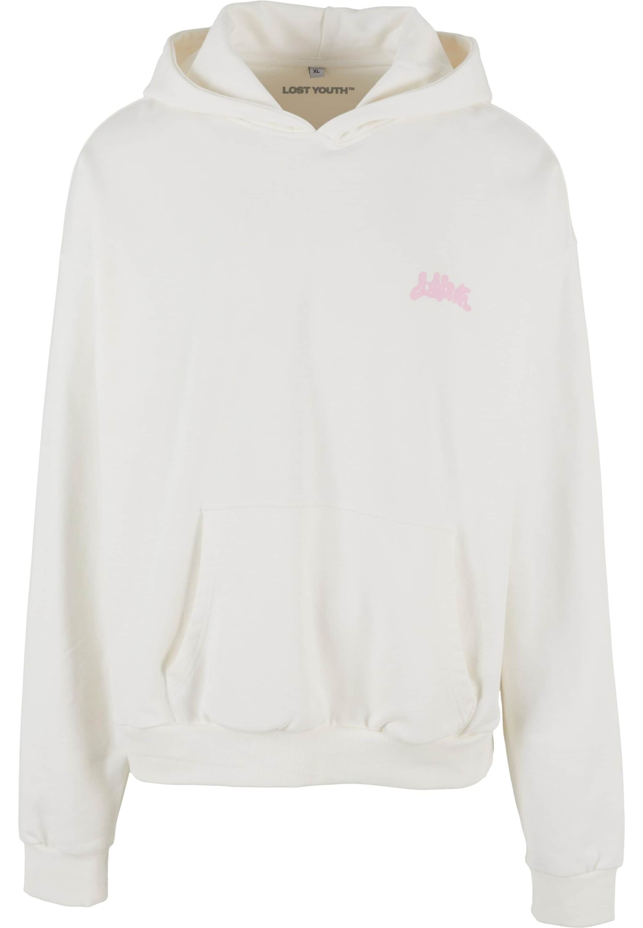 Lost Youth Sweatshirt 'Circle Of Bloom' in Red: front